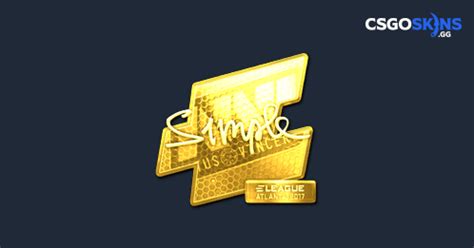 Sticker S Mple Gold Atlanta Csgoskins Gg