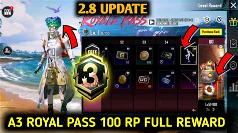 A3 ROYAL PASS 1 TO 100 RP REWARDS ACE 3 ROYAL PASS LEAKS A3 ROYAL