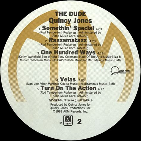 Quincy Jones – The Dude | Vinyl Album Covers.com