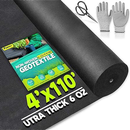 Amazon Pamazy Premium Non Woven Oz X Ft Geotextile Fabric