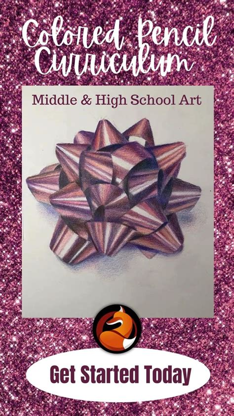 Colored Pencil Drawing Bundle for Middle School or High School Art ...