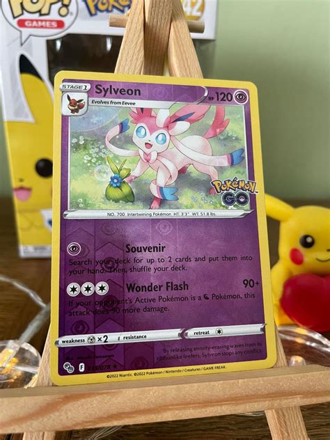 Pokemon karta Sylveon 035 078 Reverse holo Pokémon GO Aukro