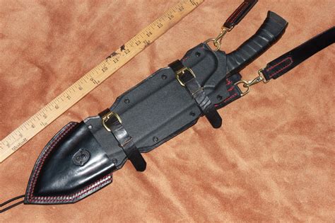 Custom Leather Carry System For A Zombie Tools Felon Ebay