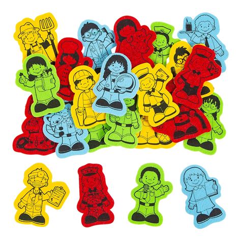 Buy Fun Express Community Helpers Felt Shapes 24 Pieces Educational