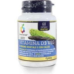 Vitamina D3 vegan 60 Cápsulas Optima Naturals VitalAbo Portugal