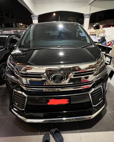 Vellfire 2015 Front Bumper With Modelista Auto Accessories On Carousell