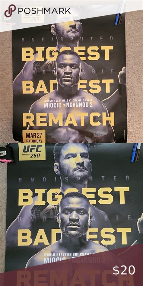 UFC Poster | Ufc poster, Ufc, World heavyweight championship