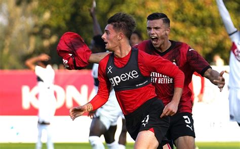 Milan Primavera 3 2 PSG Sia Scores 94th Minute Winner For Rossoneri