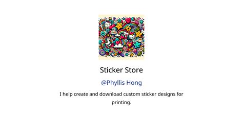 Sticker Store GPTs Features And Functions Examples And Prompts GPT Store