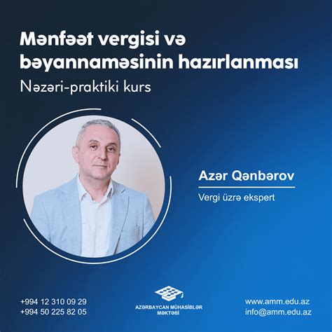 Mənfəət vergisi bəyannaməsinin hazırlanması | Audit.Az