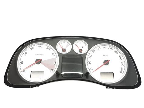 Speedometer Instrument Cluster Peugeot 307 9651299780 D 01 Sagem