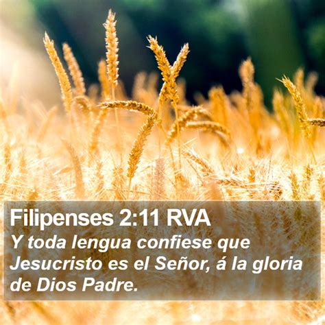 Filipenses 2 11 RVA Y Toda Lengua Confiese Que Jesucristo Es El