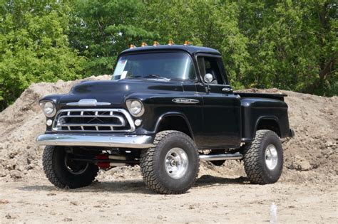 350 Powered 1957 Chevrolet 3100 Big Window Pickup 4x4 For 50 Off