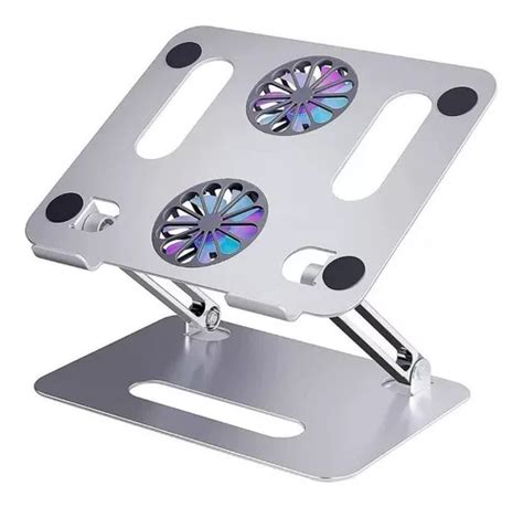 Soporte Notebook Tablet Aluminio Ventilacion Regulable 17 Color