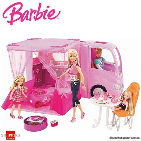 BARBIE Pink Glamour Camper Vehicle Playset - Online Shopping @ Shopping ...