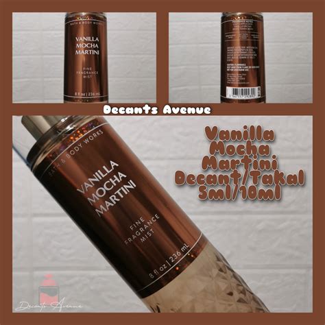 Vanilla Mocha Martini Bath And Body Works Ml Ml Ml Ml Shopee