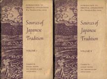 Sources Of Japanese Tradition Ry Usaku Tsunoda Wm Theodore De Bary