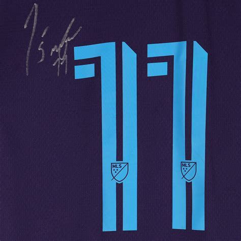 Karol Swiderski Charlotte Fc Autographed Match Used Purple Jersey