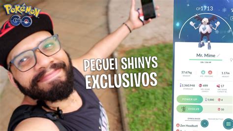 Consegui Uns Shinys Exclusivos Que Nem Todo Mundo Tem Youtube