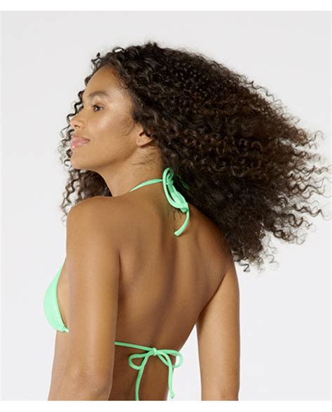 Bikini Tops Top Wave Liso Neon Verde Brand Blueman