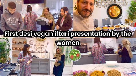 First Time Vegan Food Prepared By The Ladies For Iftari 🥗🥘🌙🥰 Beautiful