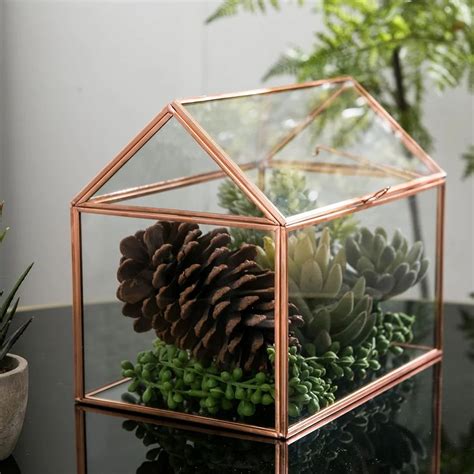 Hut Shape Glass Terrarium With Metal Border 12 Inch At Rs 448 Piece In Moradabad