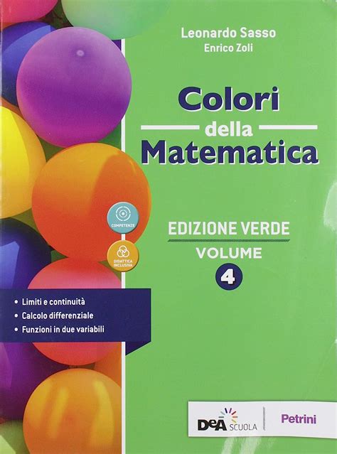 Colori Della Matematica Ediz Verde Per Le Scuole Superiori Con E