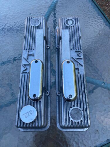 Vintage Mickey Thompson JAPAN 327 000 Valve Covers Small Block Chevy