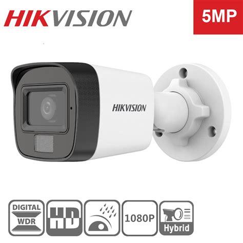 Jual Hikvision Ds Ce K T K Dual Light Audio Bullet Camera Shopee