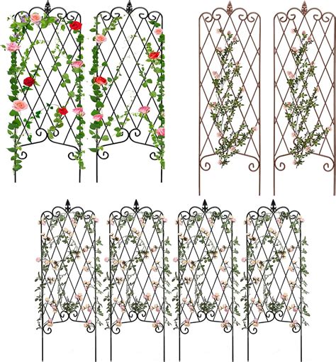 Amagabeli Garden And Home Garden Trellis Or Climbing Plant Rustproof Patio Lawn