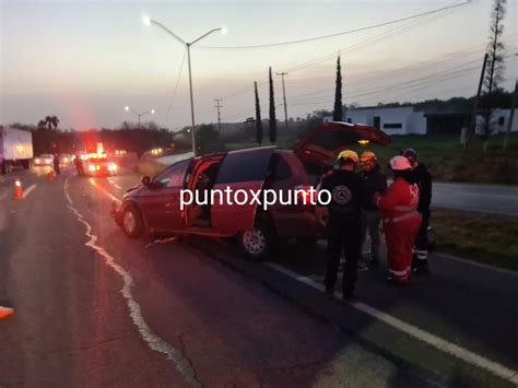 Tres Lesionados En Accidente En Carretera Nacional En Montemorelos