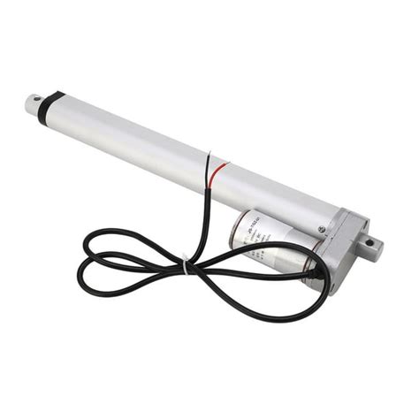 Mini Linear Electric Actuator 750n 250mm 12v Linear Actuator White For Motor Motion Outdoor