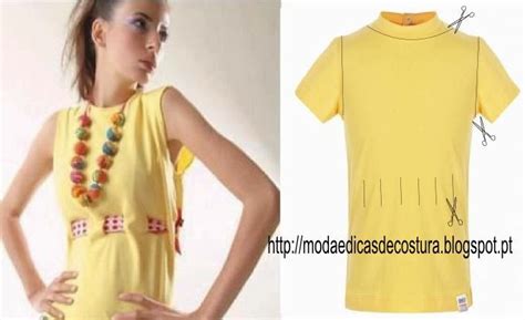 Moda E Dicas De Costura RECICLAGEM DE T SHIRTS