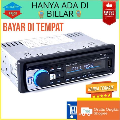 Jual Tape Mobil Bluetooth Multifungsi Usb Flashdisk Fm Radio Microphone