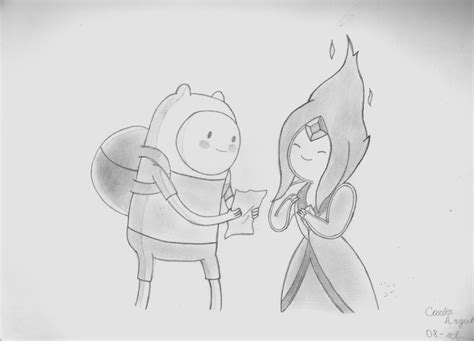 Imagen Finn Y La Princesa Flama Hora De Aventura By Carlosdan123