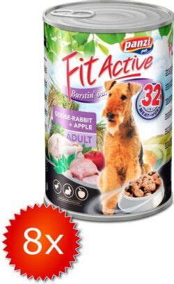 Fit Active Hondenvoer Blikvoer Natvoer Hond Adult Goose