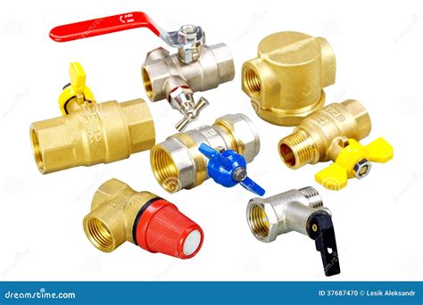 Plumbing Fixtures Valves Fittings Stock Photo Image 37687470