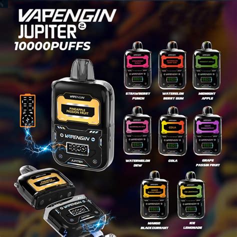 VAPENGIN Jupiter 2 10000 Puffs Disposable Pod RELX SG Vape Shop