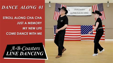 Dance Along 01 4 Line Dances Stroll Along Cha Cha Just A Memory