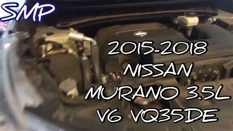 2015 2018 Nissan Murano Oil Change YouTube