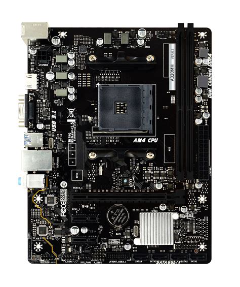 TARJETA MADRE BIOSTAR A320MH DDR4 HDMI PCIE SATA AMD RYZEN APU AM4