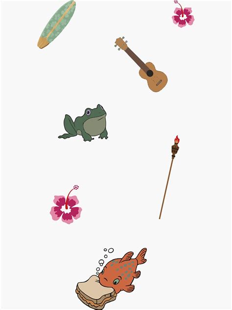 Lilo And Stitch Sticker Pack Sticker For Sale By Gypsywander Redbubble