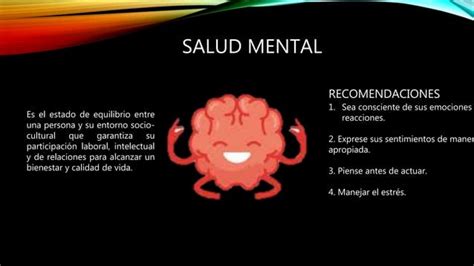 Salud Mental Fisica Y Emocional PPT