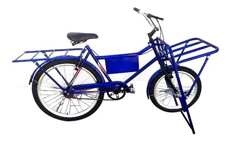 Bicicleta Cargueira Carga Food Bike Multiuso Azul Galileuss Ssbike