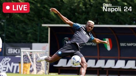 Allenamento Del Napoli A Dimaro Partitella In DIRETTA Con Kvara E