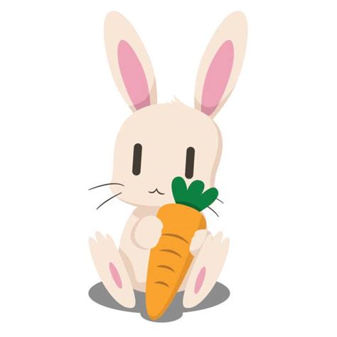 Cute Bunny Holding Carrot Illustrations Royalty Free Vector Graphics And Clip Art Istock