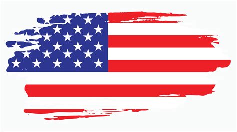 Faded USA grunge texture flag vector 12614947 Vector Art at Vecteezy