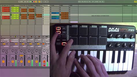 Akai Mpk Mini Live Performance Vol Ableton Live Youtube