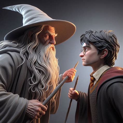 Gandalf Vs Harry Potter by steveo-hart on DeviantArt