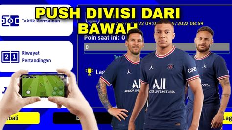 PUSH DIVISI 8 EFOOTBALL 2022 MOBILE CARA JADI PRO PLAYER YouTube